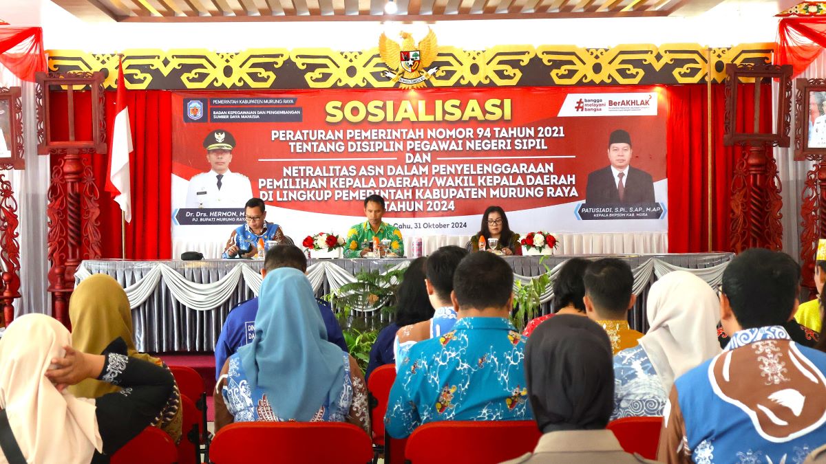 SOSIALISASI PP 94 TAHUN 2021 TENTANG DISIPLIN PNS DAN NETRALITAS ASN DALAM PENYELENGGARAN PEMILU KADA